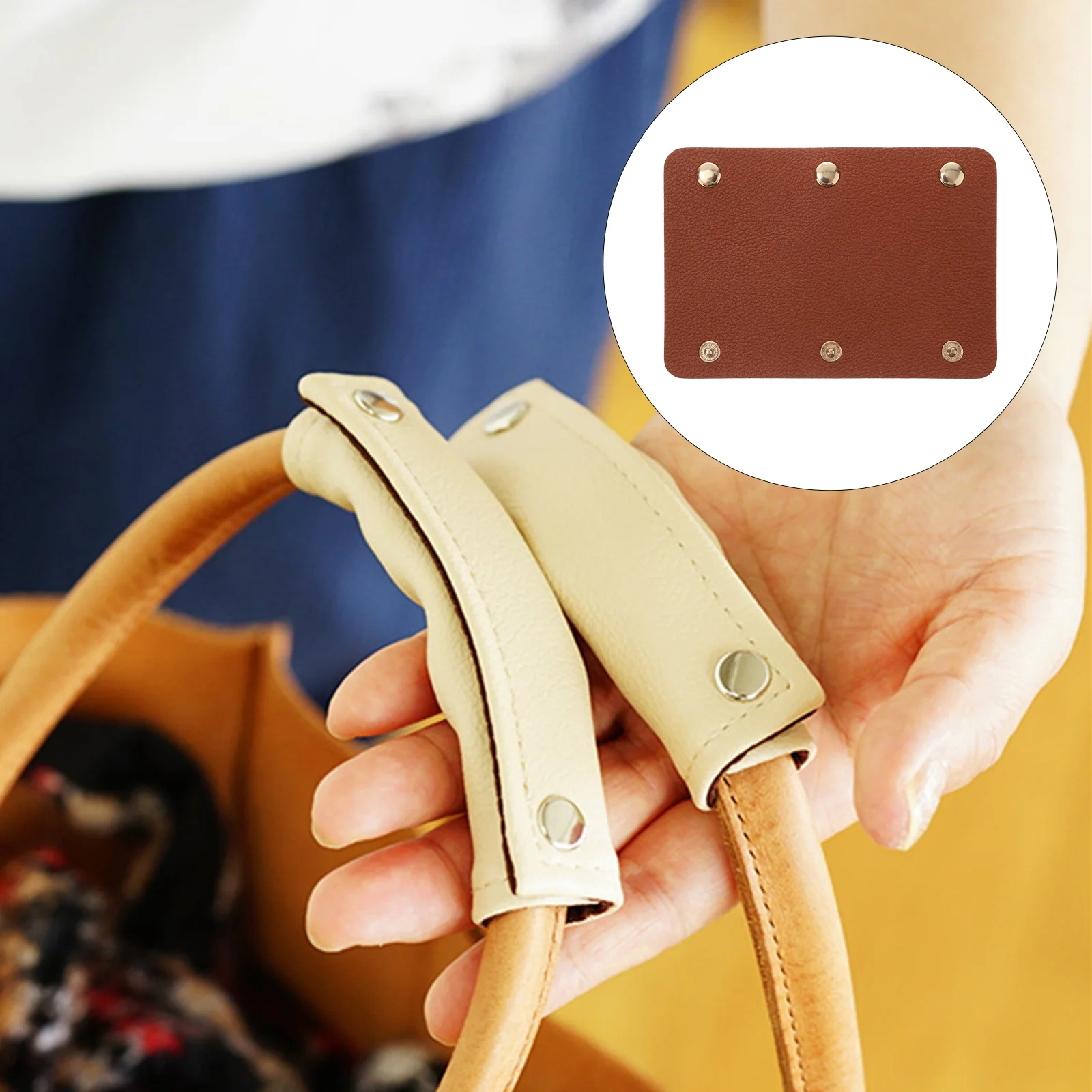 

Handle Wrap Purse Cover Protector Luggage Handbag Strap Handles Making Suitcase Wraps Grip Pu Hand Straps Belt Wallet Pad