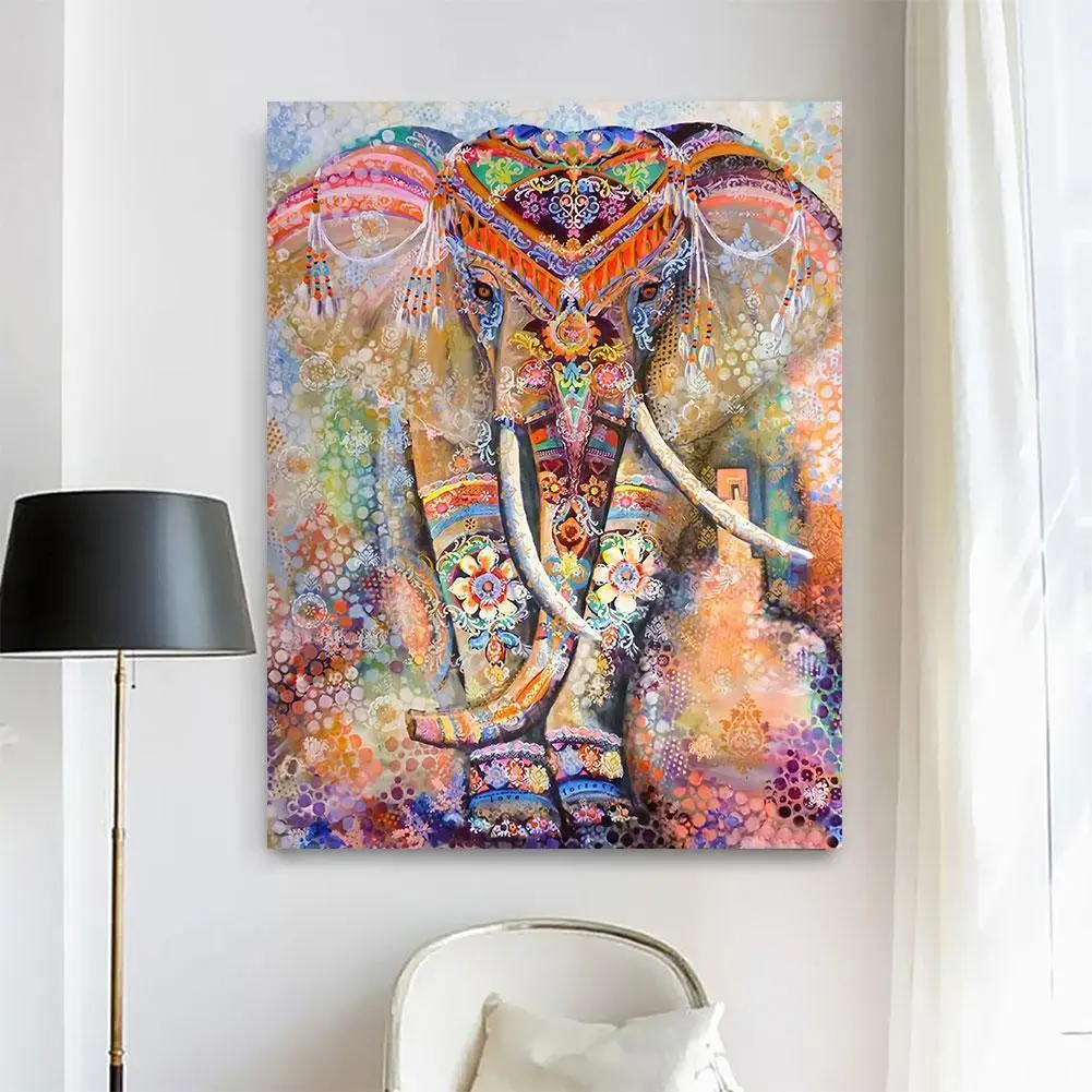

1000 Pieces Jigsaws Puzzles Mandala Elephant Educational Toys For Kids Interactive Adults Gift Diy Assembling Toy Puzzle U6z7