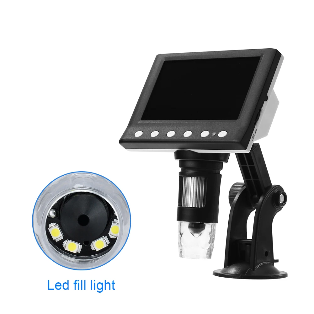 

DM7 4.3"LCD Display 1000X Electronic Digital Microscope for Soldering Electric Microscopes Continuous Amplification Magnifier