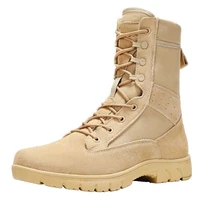 combat training boots mens ultra light breathable high top worker martens lightweight combat desert security guard shoes