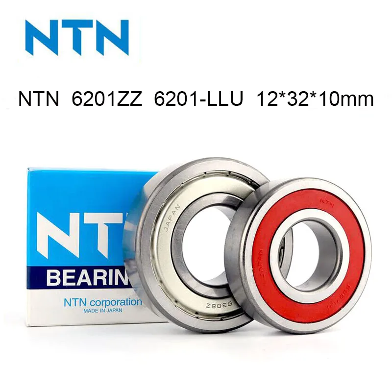 

5/10Pcs 100% Japan NTN Original Bearing 6201-ZZ 6201-LLU Ball Bearing ABEC-9 12x32x10mm 6201 High Speed Deep Groove Ball Bearing