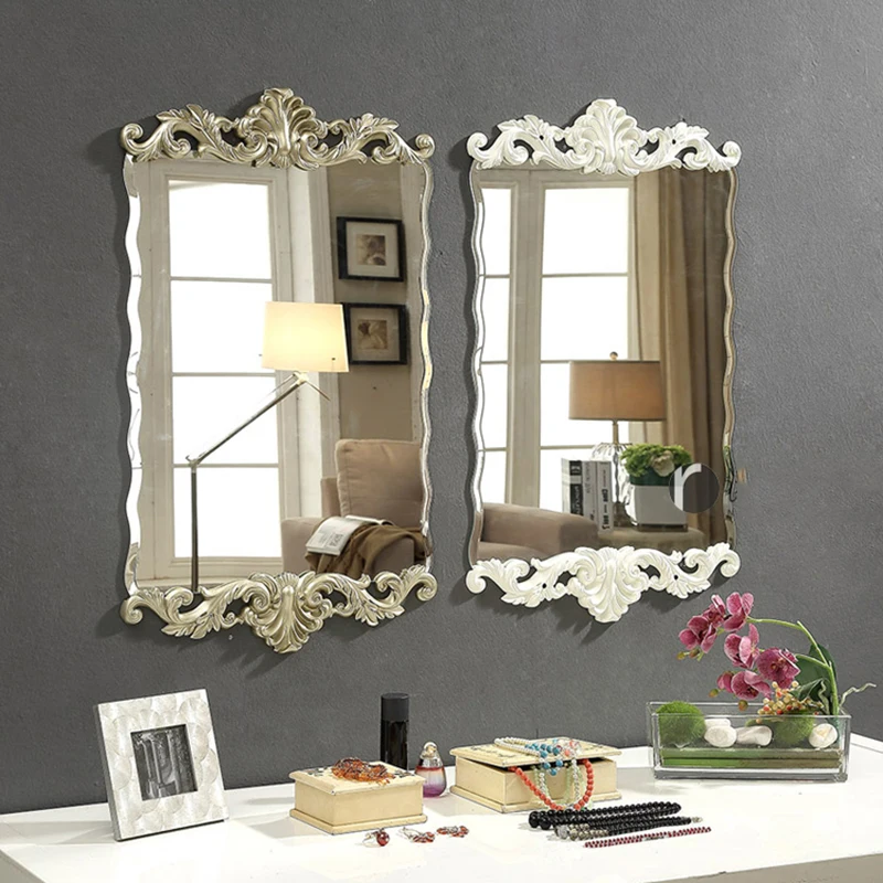 

Wall Mirrors desk mirror Frame Hanging nordicc Big desk mirror Mirrors Room Decor Irregular Miroir Mural Elegant Decoration