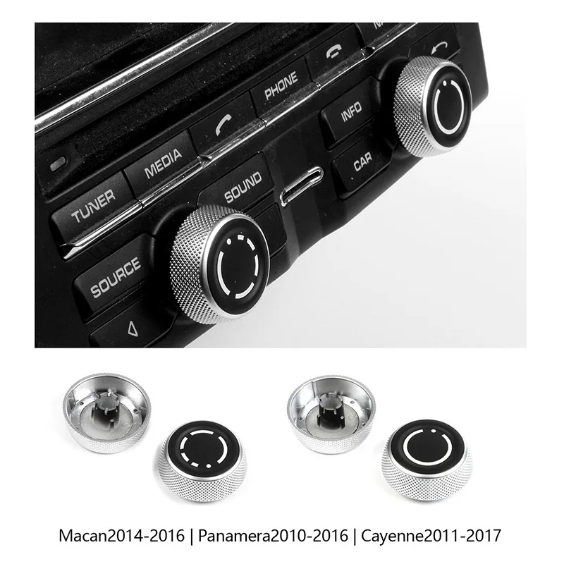 

Крышка ручки громкости аудиосистемы, кнопка переключения мультимедийного управления для Porsche Cayenne Panamera Macan 911