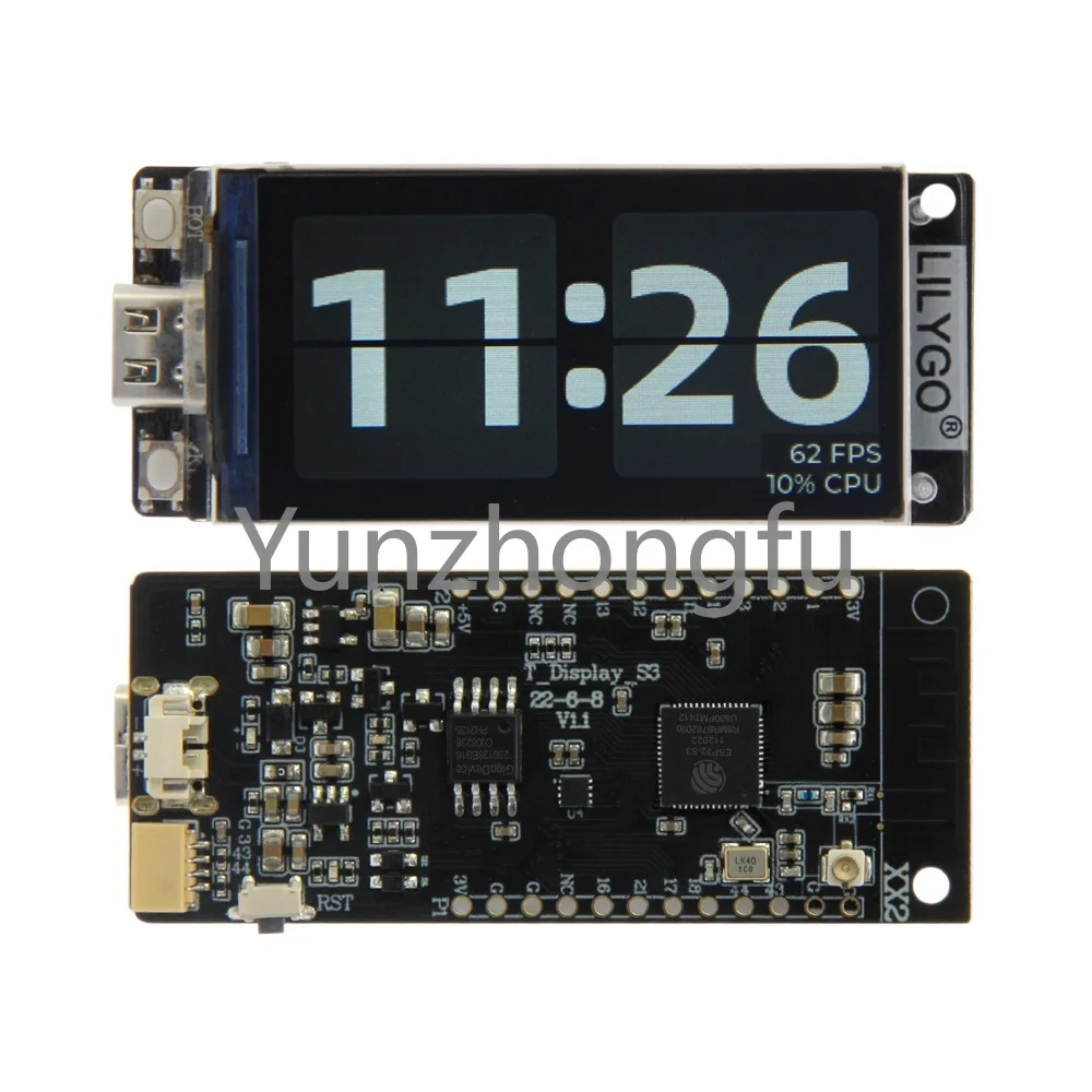 

T-Display-S3 1.9-Inch LCD Display Development Board WiFi Bluetooth 5.0 Wireless Module