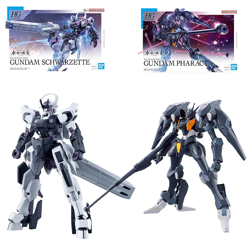 

Gundam Pharact Bandia Model Kit 1/144 Gundam Schwarzette The Witch From Mercury Static Collectible Toy Gifts for Boys