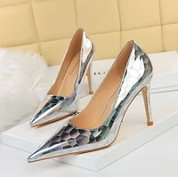 2022 women escarpins 9 5cm high heels plus size pumps lady fetish pleaser heels wedding bridal stripper nightclub designer shoes