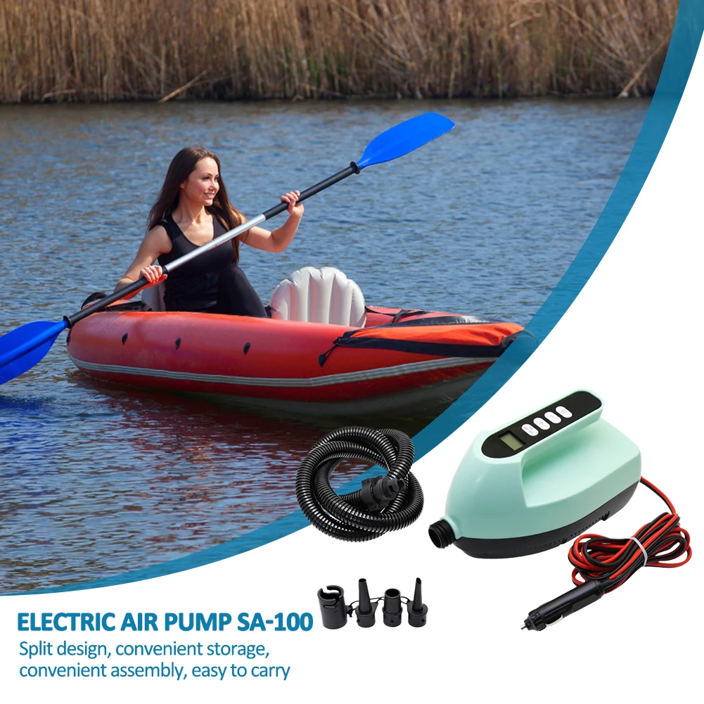 

Detachable 12V High Pressure Pump Anti-slip Bottom Accessories for Inflatable SUP Paddle Board Air Boat Kayak Quick Air Inflator