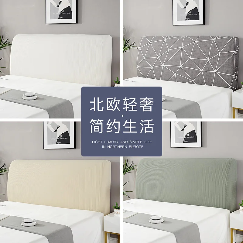 

Turnkey hood hood soft package on a wooden bed bed dust cover back