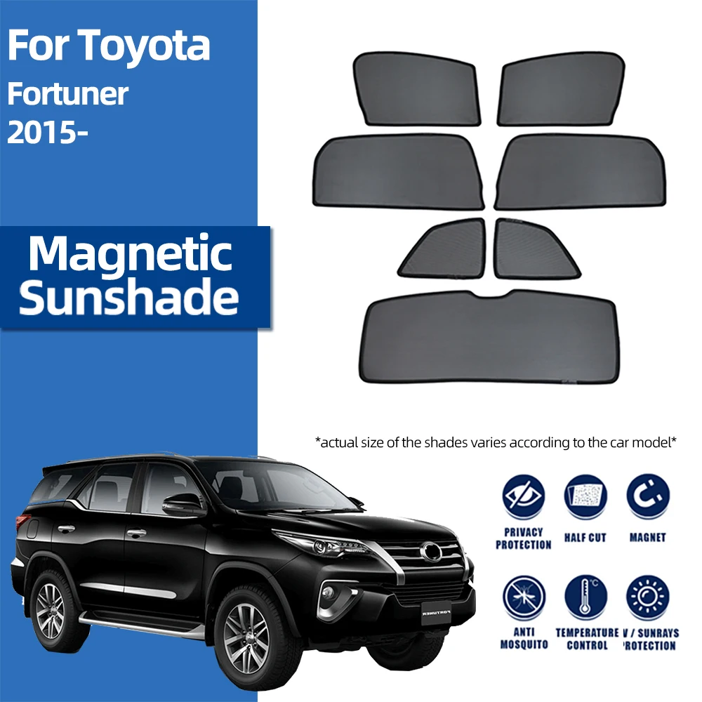 Для Toyota Fortuner SW4 MK2 2016-2024 автомобильная задняя сторона детское окно солнцезащитный
