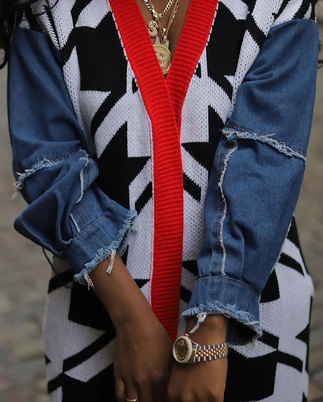 Модный женский свитер осень 2024 Кардиган с длинным рукавом уличная одежда