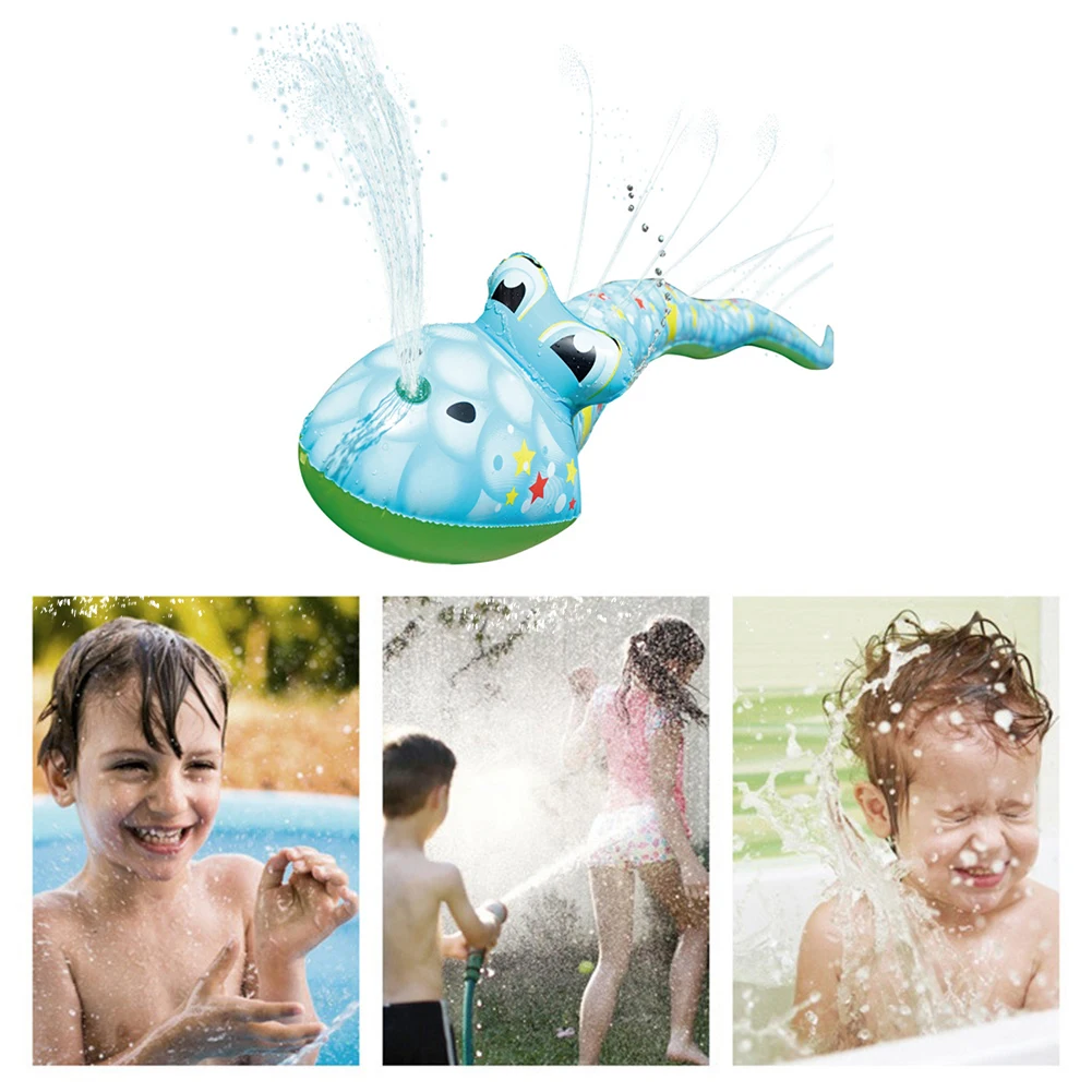 

Outdoor Kids Play Water Sprinkler Beach Yard Pool Party Inflatable Spray Snake Splash Toy Cartoon Snake Sprinkler