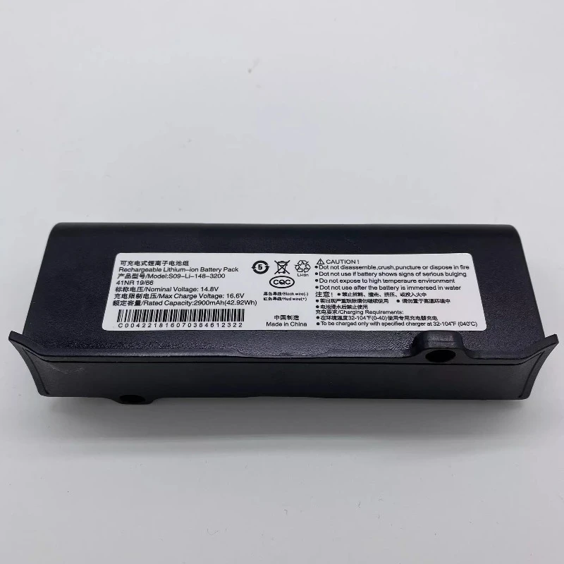 Фото Новая высококачественная аккумуляторная батарея 14.4V 2850mAh (0 циклов) для роботов-пылесосов Ecovacs DR92 DR95 DR96 DR97 DM86G, аксессуары для батарей №3