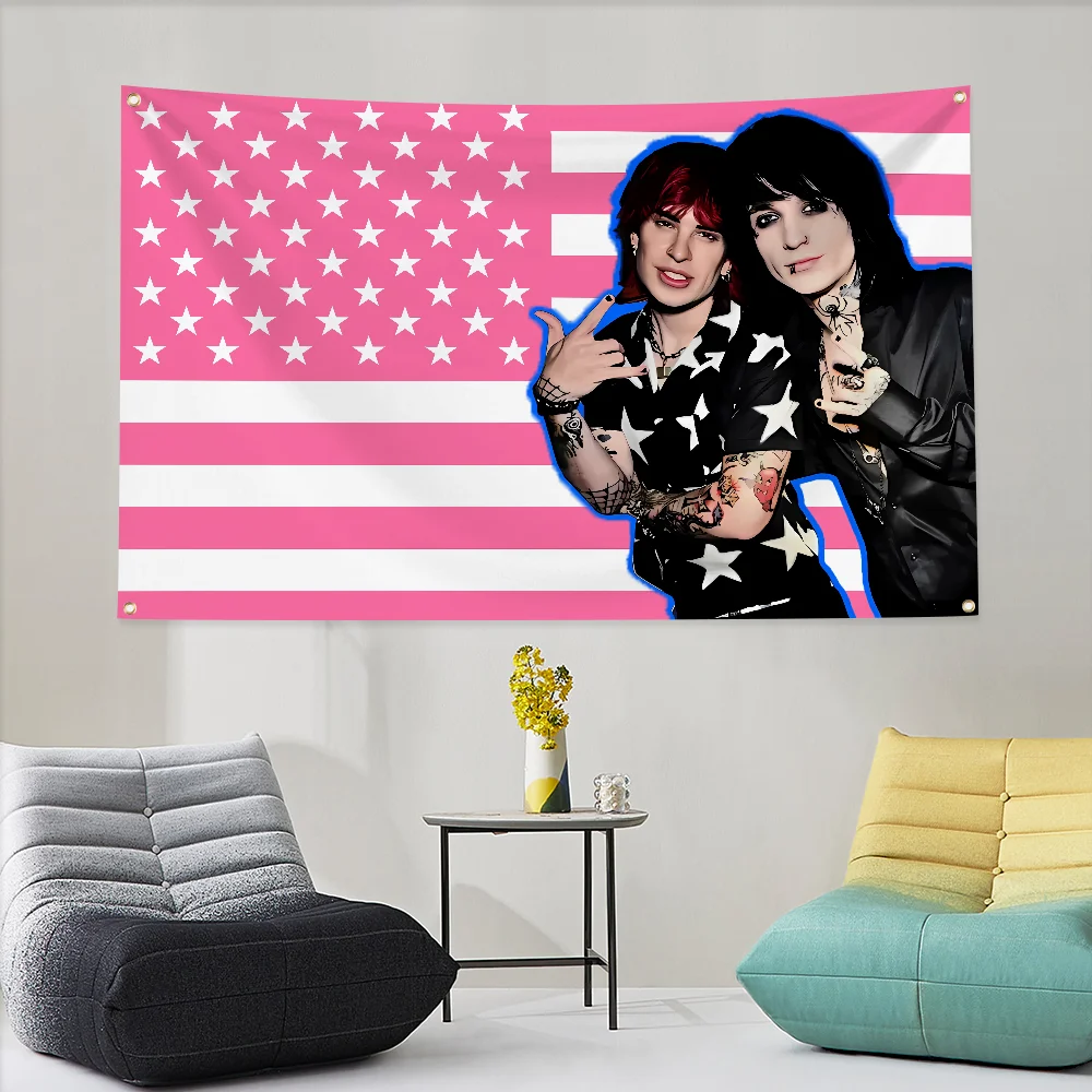 Забавный гобелен Wallart Jake Webber Джонни Гилберт домашний флаг сад уличный декор флаги