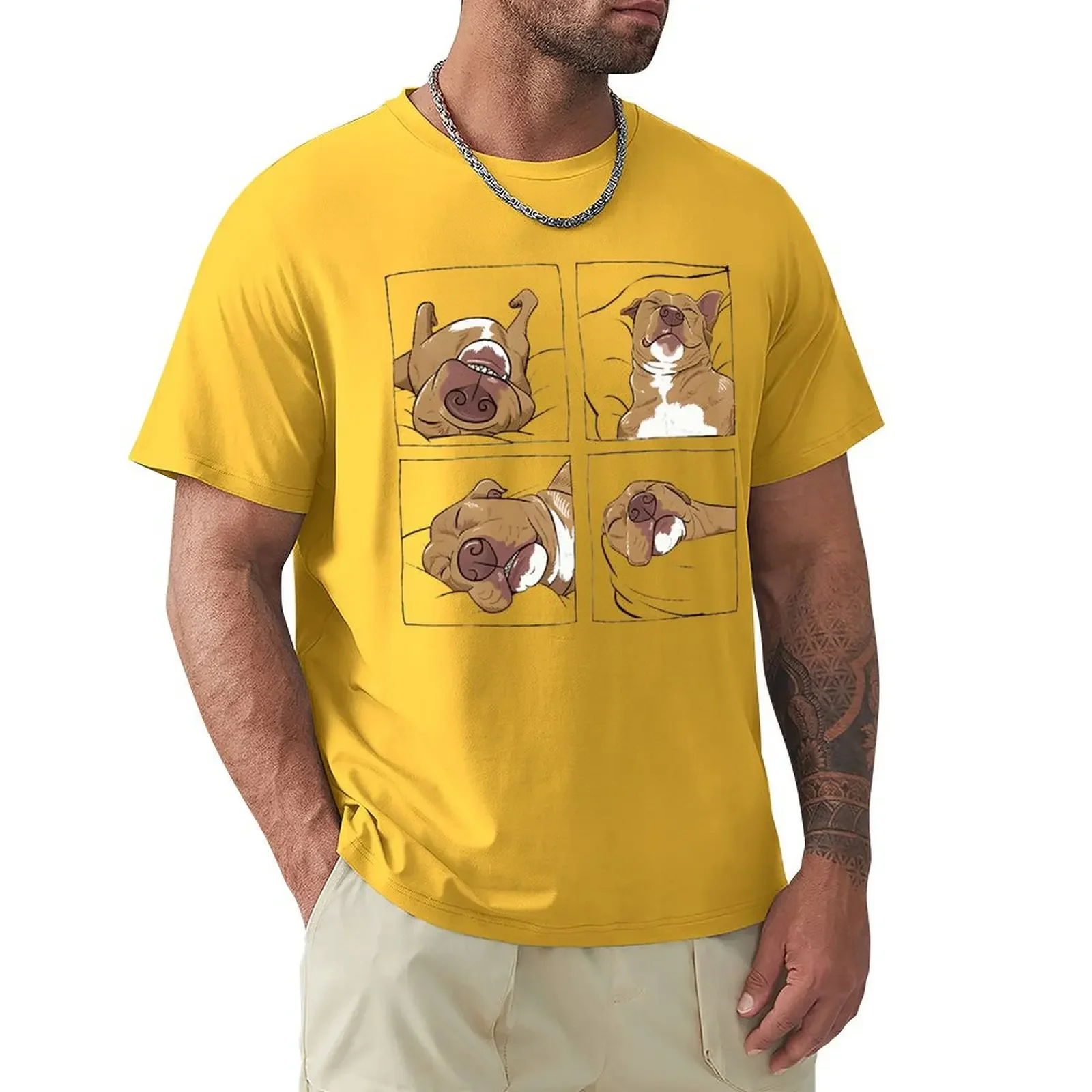 Хлопковая Футболка Унисекс С Принтом Питбуля Забавный Подарок Для Любителей