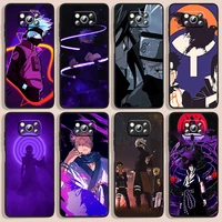 anime naruto hyun phone case for xiaomi poco f1 x2 f2 x3 c3 m3 f3 x4 m4 f4 pro 5g 4g nfc gt black luxury silicone funda cover