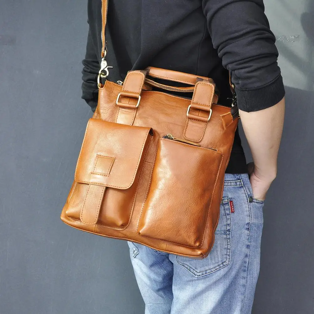 

Bag Bag Messenger Attache Case Original Briefcase Casual Men B25 Tote Maletin Portfolio Leather Business Maletas 12 Laptop