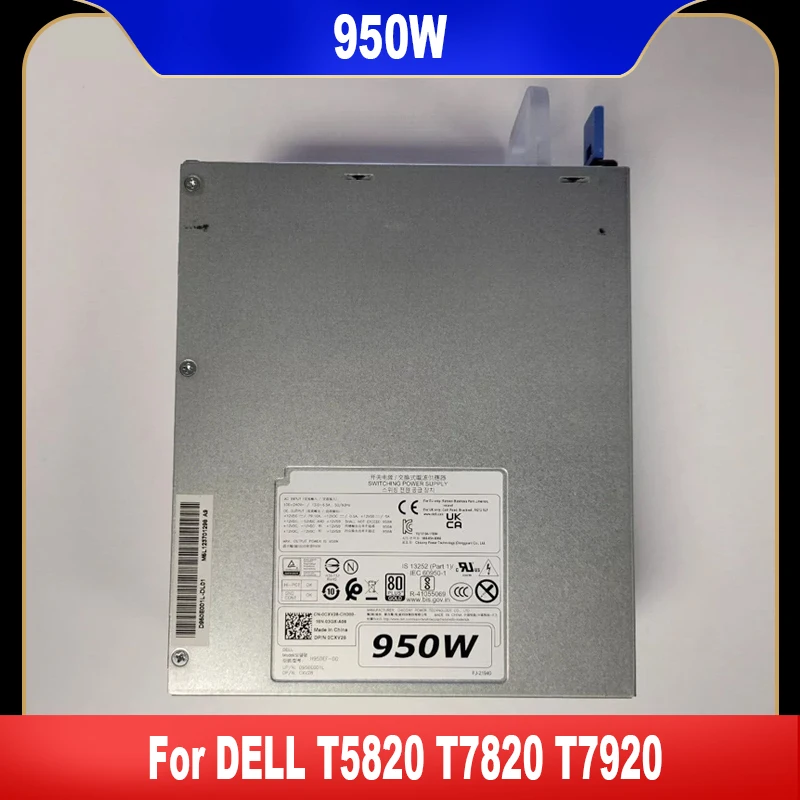 Оригинальный блок питания для DELL T5820 T7820 T7920 950 Вт AC950EF-00 0WGCH4 D950EF-00 0V7594 H950EF-00 0CXV2 8