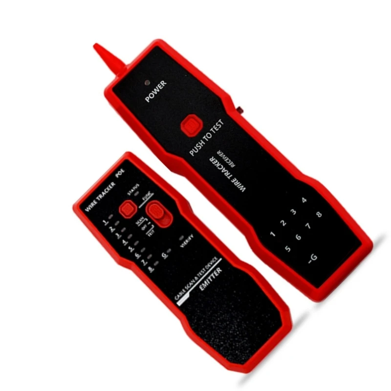 Тестер сетевых кабелей мультиметр противошумный поисковик POE LAN трекеры проводов