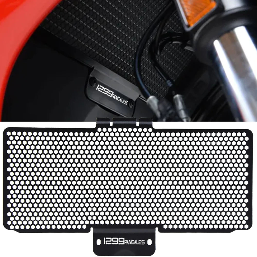 

2021 1299Panigale Upper Motorcycle Radiator Grille Guard Cover Protective Cover For Ducati Panigale 1299 R Upper 2017-2019 2020