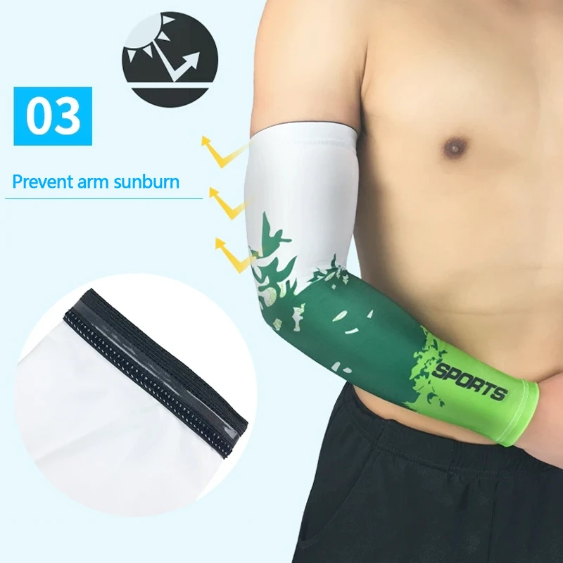 1 Пара УФ-защитных Нарукавников Для Велоспорта Мужчин И Женщин Солнцезащитный