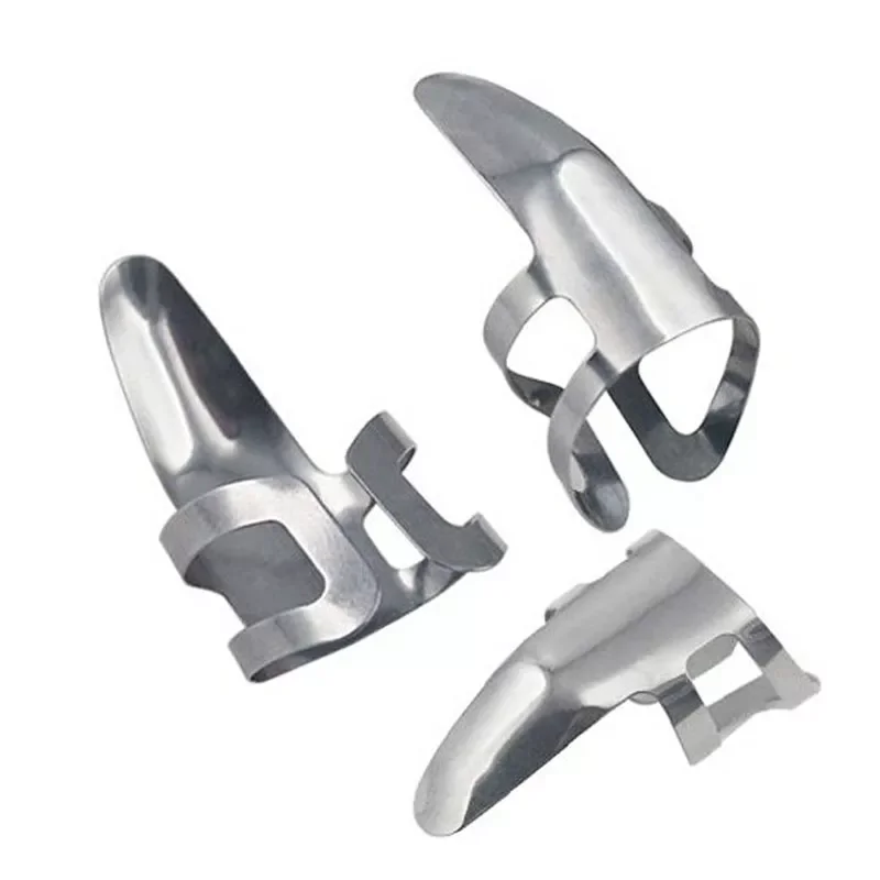 

3Pcs Guitar Finger Pick Plectrums Slide Stainless Steel For Banjo Ukulele