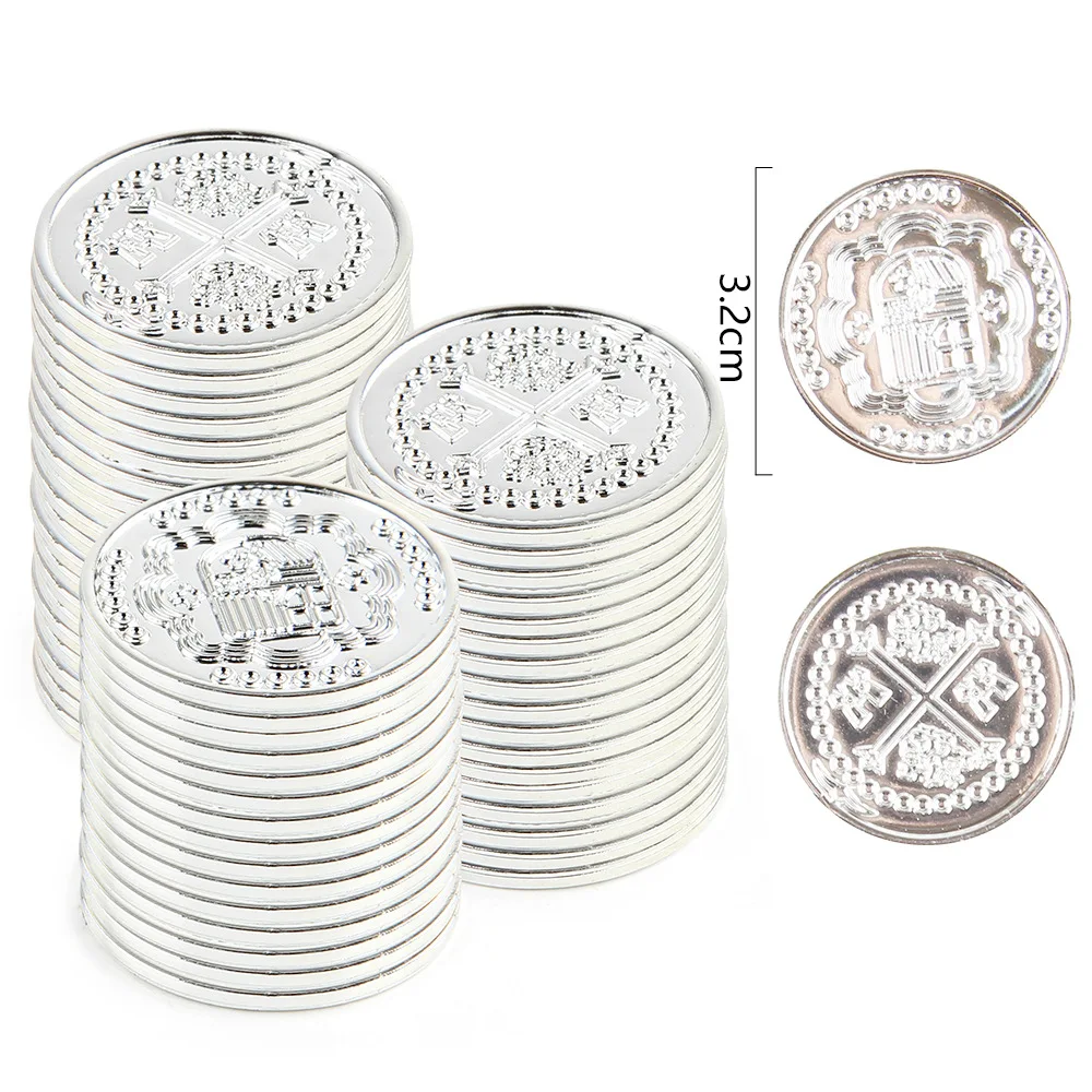 

Пластиковые пиратские монеты 10/30/60 шт