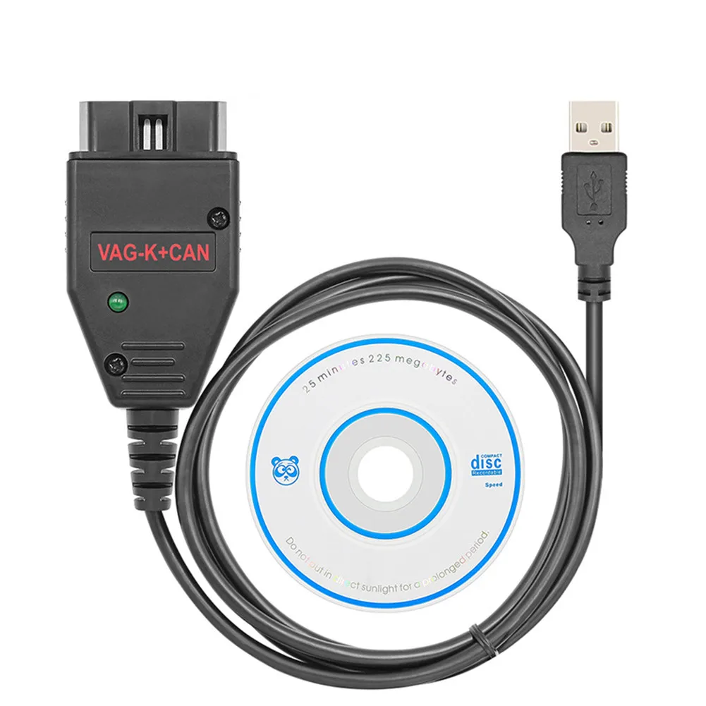 

VAG K+CAN Commander 1.4 FT232RL Diagnostic Cable Diagnose Via CAN Odometer Correction VAG MMI TV Activation Quick Response