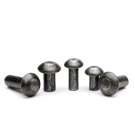 2 шт. M16 полукруглые железные заклепки с цилиндрической головкой твердые зубцами