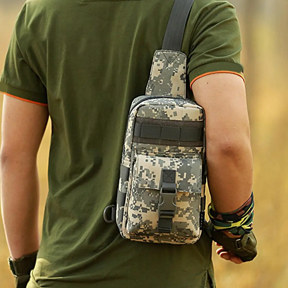 

Sports Chest Bag Multifunctional Large Capacity Tactical Chest Bag Military Tactical Molle Sling Shoulder Bag For Camping