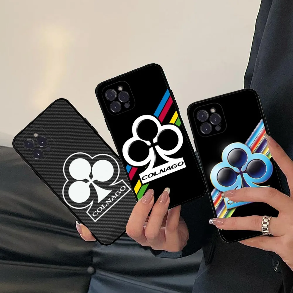 Чехол для телефона C-Colnago Bick мягкий силиконовый чехол iPhone 16 15 14 13 12 11 Pro Mini XS MAX Plus X