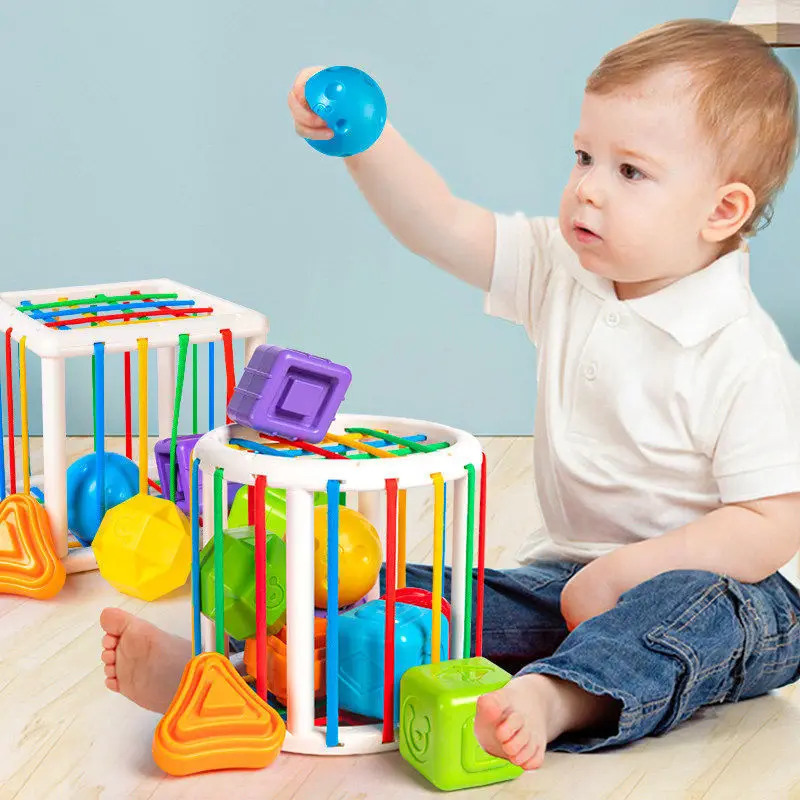 

Игрушка Монтессори развивающая для детей 0-12 месяцев