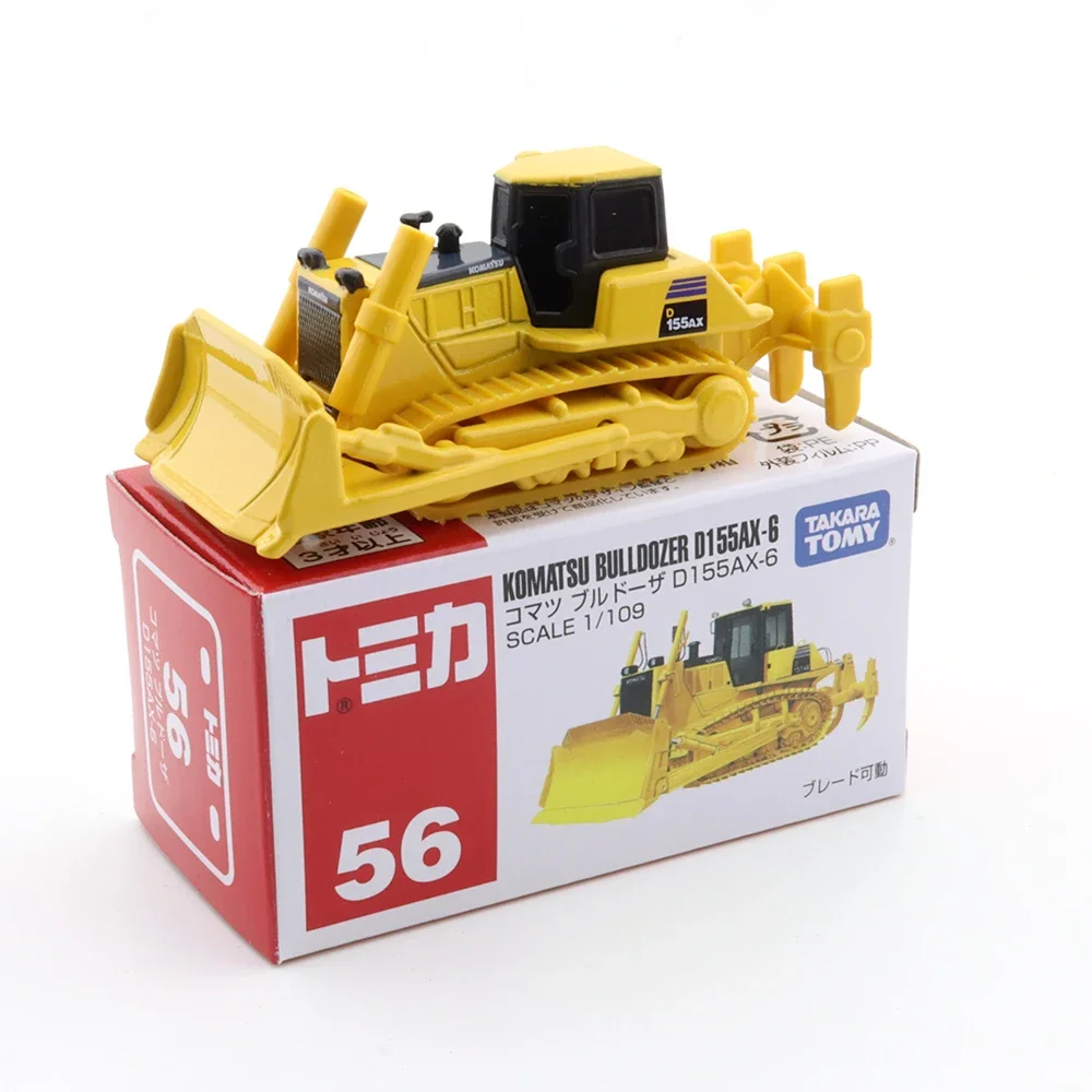 Takara Tomy Tomica № 56 бульдозер Komatsu со стандартной шкалой 1/109 строительный автомобиль
