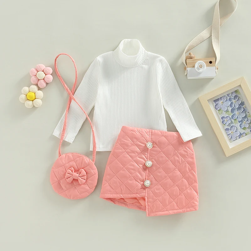 Комплект одежды Mubineo с юбкой для маленьких девочек на осень и зиму рубашка