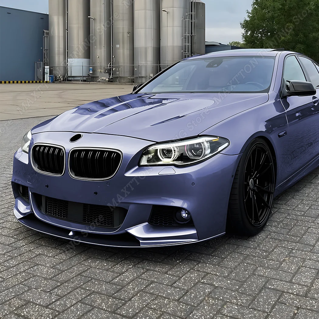 Фото Для BMW 5 серии F10 F11 520i 525i 528i 530i 535i 550i 2010-2017 передняя решетка радиатора комплект кузова светодиодный светильник автомобильный бампер гоночная решетка №1