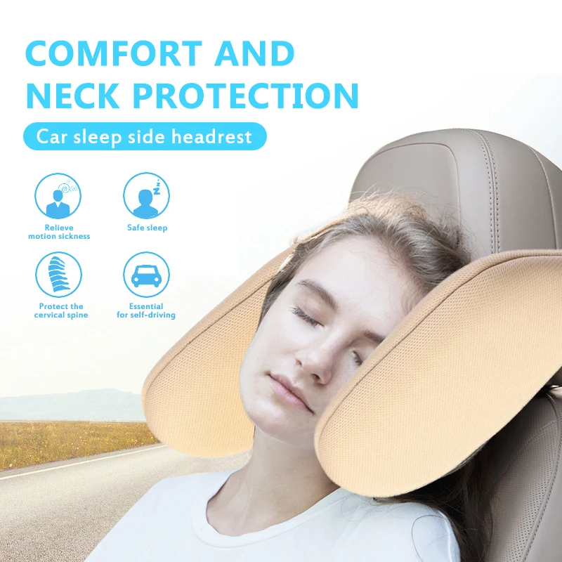 

ADJUSTABLE U-shaped Car Sleep Neck Support Travel Pillow HK Car Seat Supports For Children Interior Accessories Car Accessories