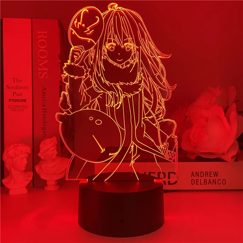 

That Time I Got Reincarnated as a Slime 3d small night light Riman surrounding Rimuru Tempest model children gift led lights