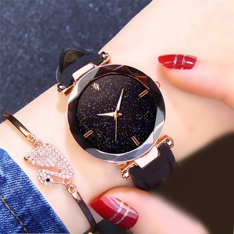 

SMVPFashion Women's Casual Quartz Watches Ladies Analog Wrist Watch for Women Leather Band Clock Dress Accessories Reloj Para Da