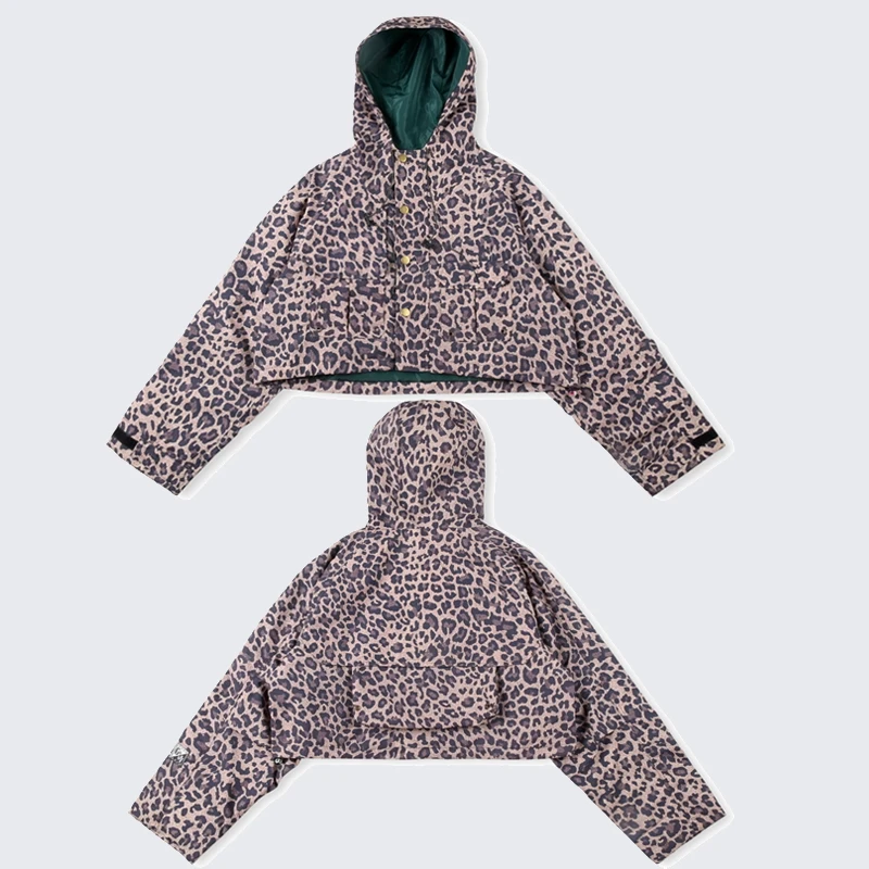 Куртка Kapital с леопардовым принтом в стиле хип-хоп для мужчин и женщин высокое