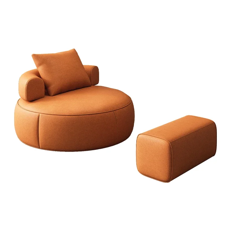 Nordic Ottoman Lazy Chair, Orange Design Beauty Stretch, Relaxing Cadeiras для чтения, мебель для дома Sala Estar (art.: 3920d21be6ea8) - 3920d21be6ea8