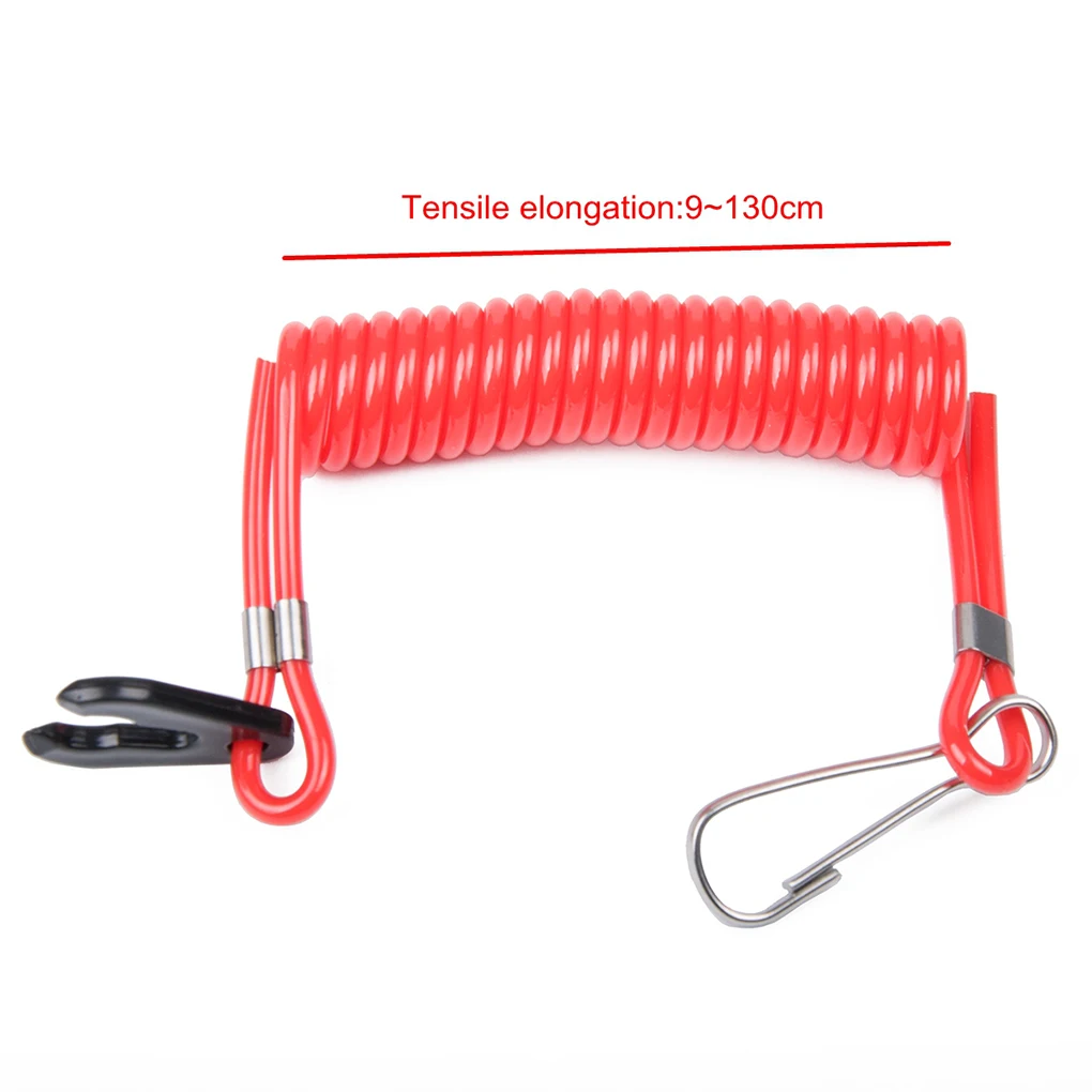 

2 шт. Замена для лодочного подвесного мотора Yamaha, переключатель стоп-сигнала, Ремешок безопасности, шнур, переключатель шнура