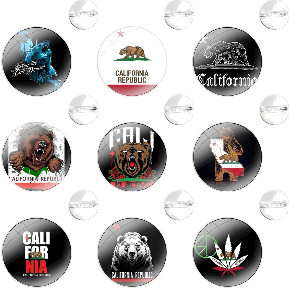 Значки-значки металлические броши для одежды рюкзака украшение подарок флаг