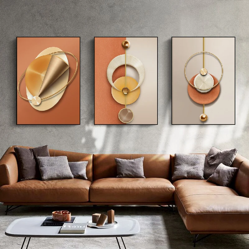 

Роскошный современный декоративный абстрактный настенный постер в скандинавском стиле с принтом для домашнего декора, картина для украшен...