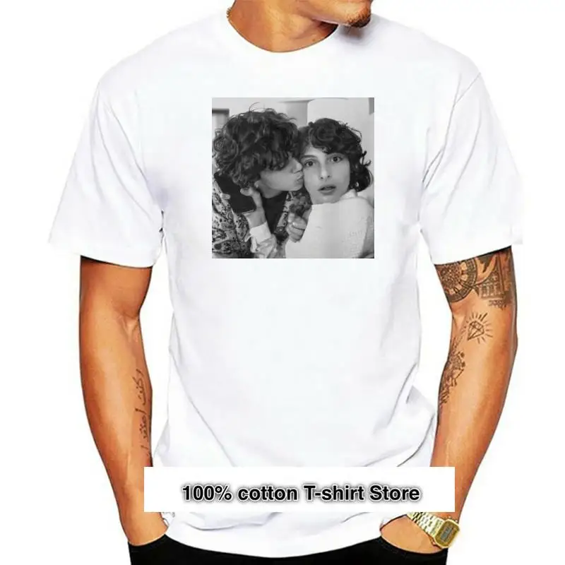 

Finn Wolfhard & Jack Grazer-camisetas para hombre y mujer, con LOGO negro, S-5XL