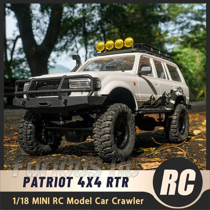 

PATRIOT RC Car 1/18 1:18 2.4Ghz 4WD Model Crawler Remote Control Climbing Toys with Battery Adult Children Gift