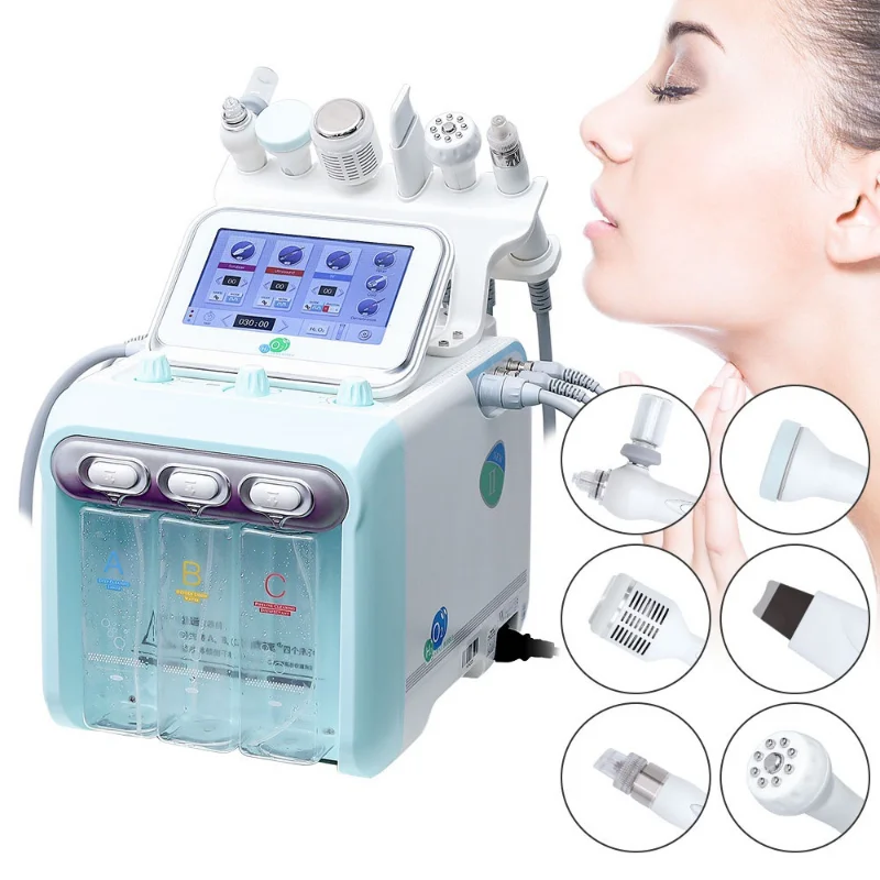 

7 In 1 H2O2 Water Oxygen Jet Peel Hydra Beauty Skin Cleansing Hydro Dermabrasion Bio-lifting Face Machine Water