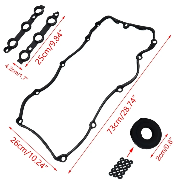 11129070990 11120030496 11121726537 Крышка клапанов двигателя прокладка уплотнения для E36 E38 E39 E46