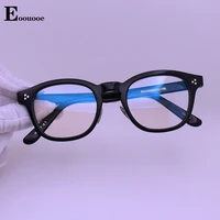 brand acetate optical glasses frame myopia prescription glasses anti blue ray men women square