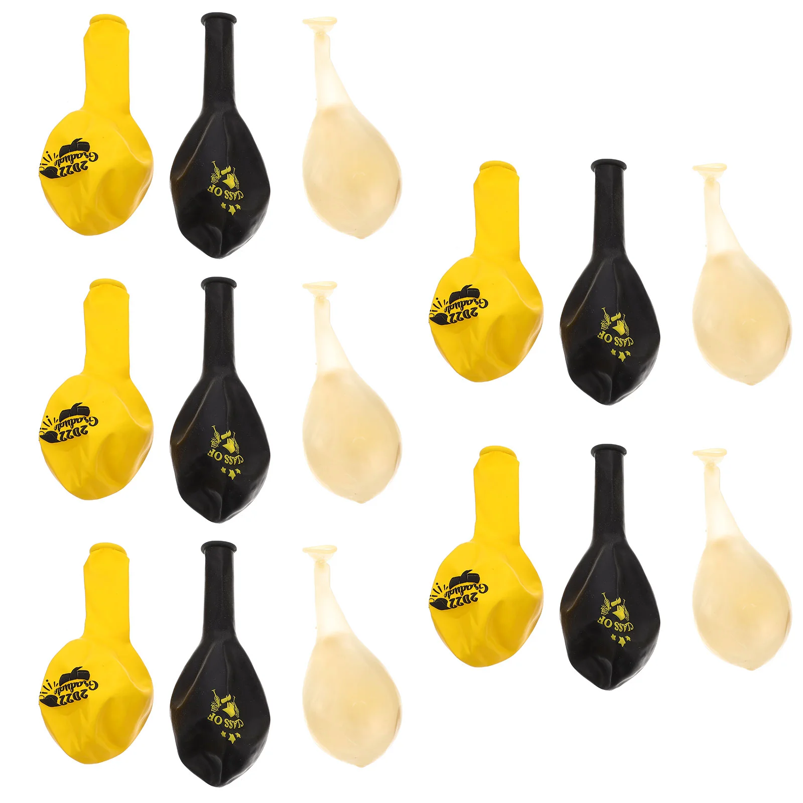 

15pcs Classic Graduation Elements Latex Balloons Scene Layout Balloon Ornaments