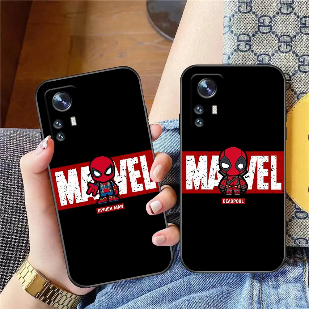 

Avengers Heros Spiderman Marvel Cover Phone Case For Xiaomi 11 11X 11T 12 12X Poco F1 X3 M3 F3 GT M4 X4 NFC Pro Lite 5G NE Case