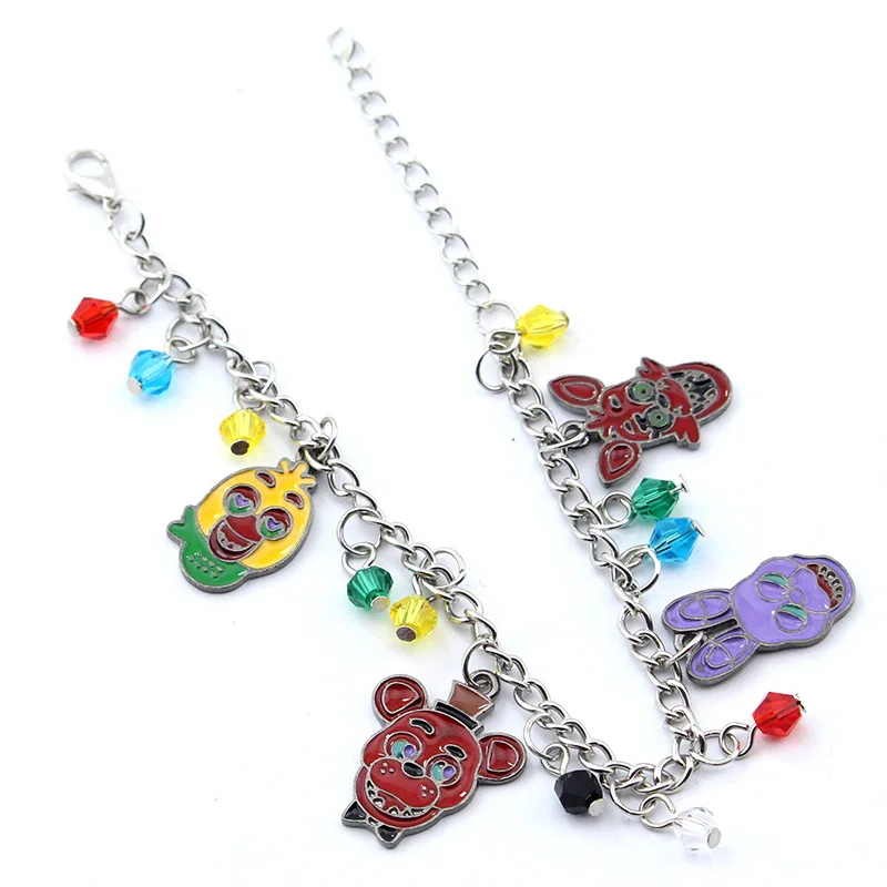 Fnaf Аниме Игра Фредди Браслет-подвеска Лиса Бонни Животное Кукла Фигурка